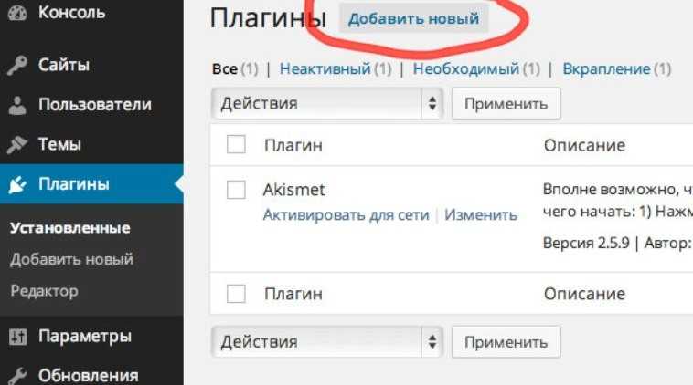 Подробнее о плагинах на WordPress