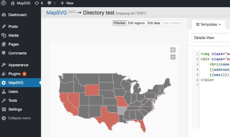 Использование MapSVG для создания интерактивных планов и карт