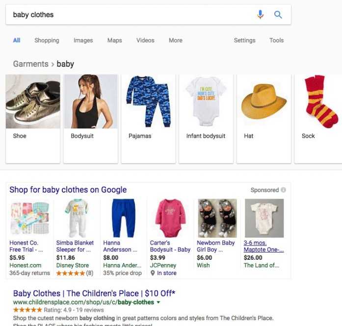 Google тестирует в общих запросах уточняющую карусель
