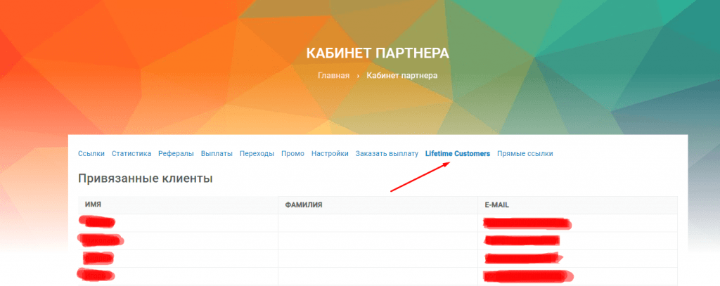 Рефералы пожизненные