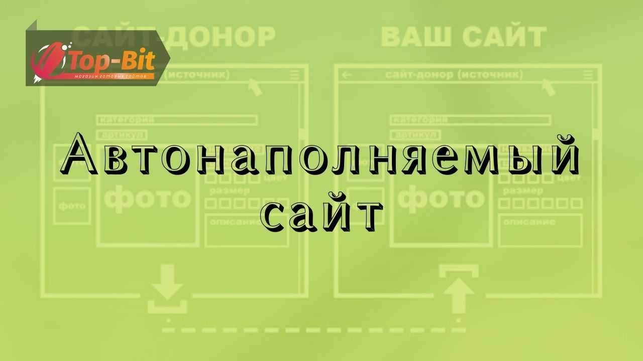 Что такое автонаполняемый сайт